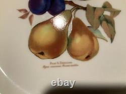 10 Piece Set Evesham / Pear & Damson by Royal Worcester SALAD PLATES 8 3/8