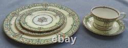 11 Pc Royal Worcester Chantilly Enameled Dinnerware Place Setting Soup England