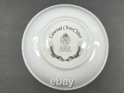 11 Royal Worcester Gourmet Embossed Cereal Soup Bowls Set Vintage 1983 England