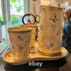 1875 Lovely vintage Royal Worcester Aesthetic Lemonade / Water set Japonism