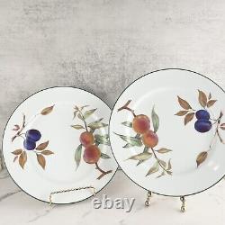 18pc Royal Worcester Evesham Vale Green Rim, Dinner&Salad Plates Soup Bowls Teap