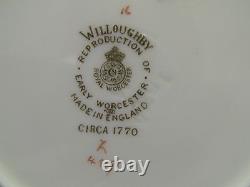 1933 Royal Worcester Willoughby Bread & Butter Plates 6 1/4 / Set of 9
