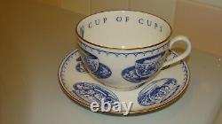 1995 Royal Worcester Cup & Saucer Set CUP OF CUPS, made in England