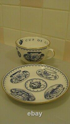 1995 Royal Worcester Cup & Saucer Set CUP OF CUPS, made in England