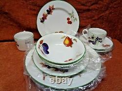 2 ROYAL WORCESTER EVESHAM VALE 5 PIECE PLACE SETTINGS UNUSED (Free Shipping)