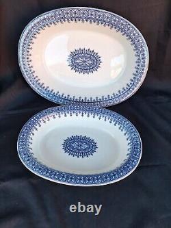 2 Royal Worcester Jones McDuffee & Stratton Boston Oval Serving Bowls 46051