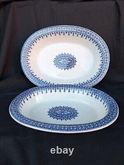 2 Royal Worcester Jones McDuffee & Stratton Boston Oval Serving Bowls 46051