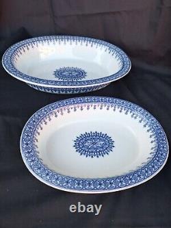 2 Royal Worcester Jones McDuffee & Stratton Boston Oval Serving Bowls 46051