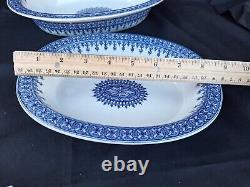 2 Royal Worcester Jones McDuffee & Stratton Boston Oval Serving Bowls 46051