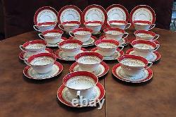 24 Pcs British Royal Worcester Regency Tea Set 1941