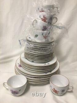 (29) Royal Worcester'Astley' (6) 5-piece Oven to Table PLACE SETTINGS Mint