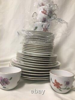 (29) Royal Worcester'Astley' (6) 5-piece Oven to Table PLACE SETTINGS Mint