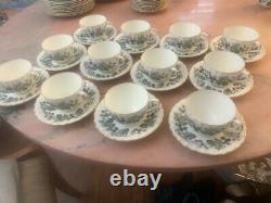 30 Pieces Royal Worcester Lavinia pattern- 6-5 Piece Place Settings. 2 Avail