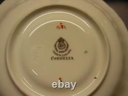 5 Royal Worcester Bone China Cream Soup Bowl & Saucer Sets Cordelia Z1699