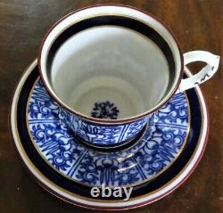 5 Stokes 1925 Royal Worcester Royal Lily Demitasse Cups Saucers Ex-condition