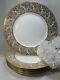 (6) Royal Worcester Gold Feathers 12.125 Inch CHARGER/SERVICE PLATE