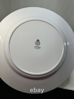 (6) Royal Worcester Gold Feathers 12.125 Inch CHARGER/SERVICE PLATE