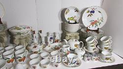 76 Pieces Lot Evesham Gold 22K Trim 1961 Porcelain by Royal Worcester England