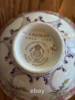 8-cradley Royal Worcester Fine Bone China Cup/saucer-floral Multicolor-mint