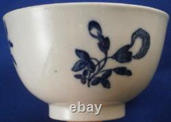 Antique 18thC Worcester Porcelain Fruit & Wreath Cup & Saucer Porzellan Tasse