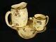 Antique Royal Worcester Hand Painted Japonaiserie Pitcher, Mug & Tray Drink Set