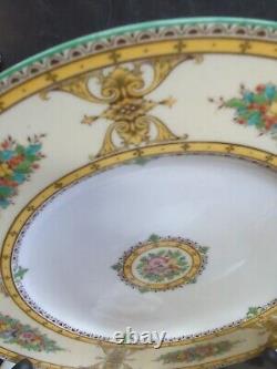 Antique Royal Worcester Marjorie Yellow China Setting For 4