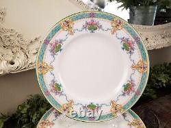 Antique Royal Worcester Marlowe 10 1/2 Dinner Plates Set of 12 Rare 1891