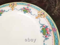 Antique Royal Worcester Marlowe 10 1/2 Dinner Plates Set of 12 Rare 1891