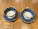 Antique Tiffany & Co. Set Of 2 Cups And Saucers Royal Worcester England