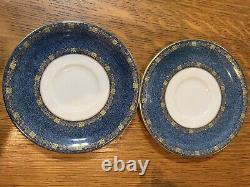 Antique Tiffany & Co. Set Of 2 Cups And Saucers Royal Worcester England