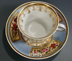Chamberlains Regent China Worcester Pattern Number 155 Tea Cup Saucer Set