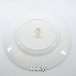 DEVONSHIRE by ROYAL WORCESTER Set of 8 Salad Plates 8 Mint Green & Gold Scroll