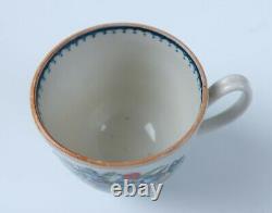 Dr Wall Worcester Crescent Mark Gilded Fruit Cup Saucer Antique Porcelain Royal