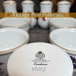Evesham Fine Porcelain Royal Worcester 1961 13 Pc Serving Set