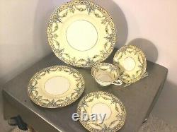 Five 5-Piece Place Setting Royal Worcester MARQUIS Z1393 (Early Version) VGC
