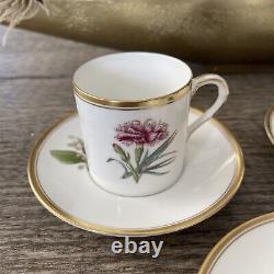 Gorgeous Royal Worcester China Cup and Saucer set of 6