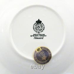 HOWARD GREY Royal Worcester 5 Piece Place Setting NEW NEVER USED made in England