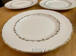 LOT Vintage Royal Worcester Gold Chantilly Bone China Set 29 Pieces