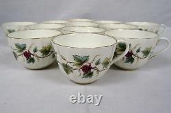 Lot 38 Royal Worcester Bacchanal Bone China Tea Set Cup Saucer Plate Cream Sugar