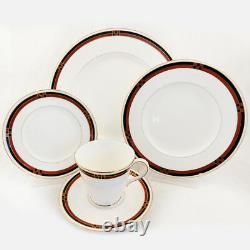 MONDRIAN by Royal Worcester 5 Piece Place Setting NEW NEVER USED made in England