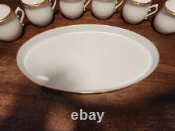 Made In England Royal Worcester Vintage pot de crème set With Matching Tray