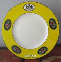 Massive Art Deco ROYAL WORCESTER Armorial China Set with Chinese Design c. 1919