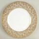 NEW ROYAL WORCESTER Gold Feather Luncheon Plates, Set Of 4