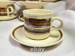 Palissy ROYAL WORCESTER CO CROFTER 8 Place Settings 42 Pieces Casual Stoneware