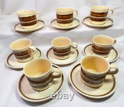 Palissy ROYAL WORCESTER CO CROFTER 8 Place Settings 42 Pieces Casual Stoneware