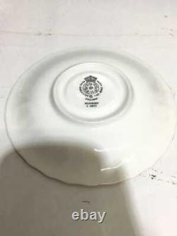 ROYAL WORCESTER #1 2827 ROANOKE cup saucer 4 set white