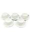 ROYAL WORCESTER #4 Cup Saucer Piece Set white