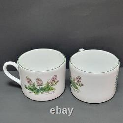 ROYAL WORCESTER #42 Herb Pattern Set Of Cups