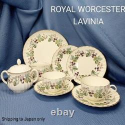 ROYAL WORCESTER #54 British 1960'S Lavinia Tea Set