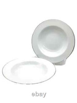 ROYAL WORCESTER #6 Plate Set of 2 white